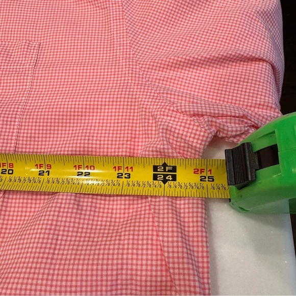 Vineyard Vines Men’s Button Down Shirt Classic Fit Tucker Pink Check Sz XL - Picture 5 of 9